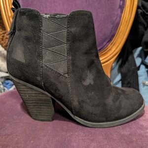Black Suede Ankle Boots
